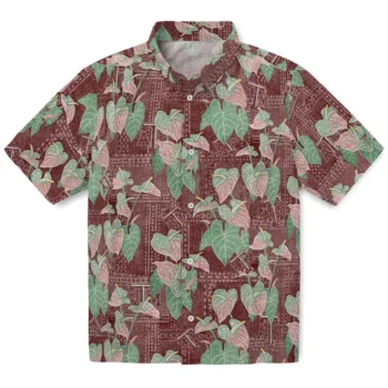 texas am aggies anthurium overlay maroon hawaiian shirts best selling
