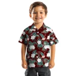 Texas A&M Aggies Hawaiian Shirt – Flamingo and Hibiscus