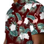 Texas A&M Aggies Hawaiian Shirt – Flamingo and Hibiscus