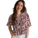 Texas A&M Aggies Hawaiian Shirt – Hibiscus Motif