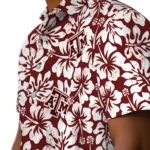 Texas A&M Aggies Hawaiian Shirt – Hibiscus Motif