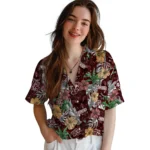 Texas A&M Aggies Hawaiian Shirt – Hibiscus Tiki Jungle