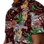 Texas A&M Aggies Hawaiian Shirt – Hibiscus Tiki Jungle