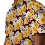 Texas A&M Aggies Hawaiian Shirt – Hibiscus Tropics