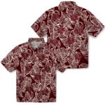Texas A&M Aggies Hawaiian Shirt – Leaf Outline