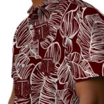 Texas A&M Aggies Hawaiian Shirt – Leaf Outline