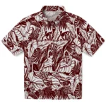 Texas A&M Aggies Hawaiian Shirt – Monstera Layer