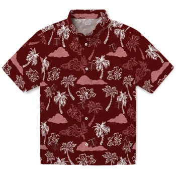 texas am aggies palm and clouds maroon hawaiian shirts best selling