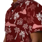 Texas A&M Aggies Hawaiian Shirt – Palm And Clouds