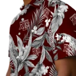 Texas A&M Aggies Hawaiian Shirt – Palm Leaves