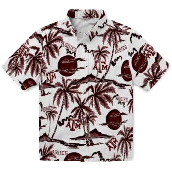 texas am aggies palm sunset hawaiian shirts best selling