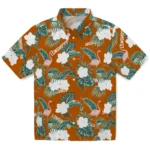 Texas Longhorns Hawaiian Shirt – Flamingo and Hibiscus