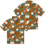 Texas Longhorns Hawaiian Shirt – Flamingo and Hibiscus