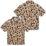 Texas Longhorns Hawaiian Shirt – Hibiscus Motif
