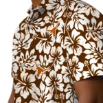Texas Longhorns Hawaiian Shirt – Hibiscus Motif