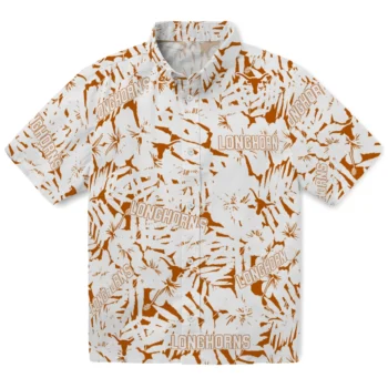 texas longhorns hibiscus overlay hawaiian shirts best selling