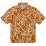 Texas Longhorns Hawaiian Shirt – Leaf Outline