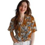 Texas Longhorns Hawaiian Shirt – Palm Leaves