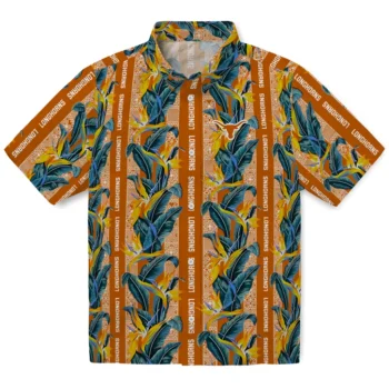 texas longhorns paradise vines orange hawaiian shirts best selling