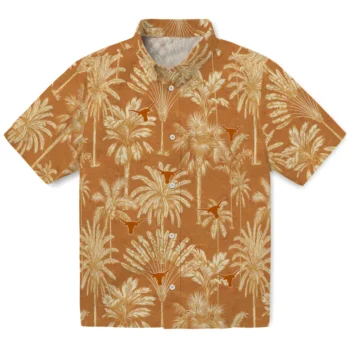 texas longhorns palm shadows orange hawaiian shirts best selling