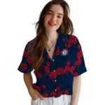 Texas Rangers Hawaiian Shirt – 50th State Flower
