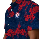 Texas Rangers Hawaiian Shirt – 50th State Flower