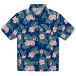 Texas Rangers Hawaiian Shirt – Flamingo and Hibiscus
