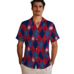 Texas Rangers Hawaiian Shirt – Golfing Plaid