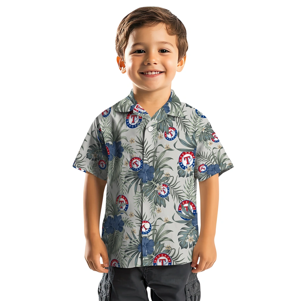 Texas Rangers Hawaiian Shirt - Hibiscus Designs texas rangers hibiscus designs beige hawaiian shirts top rated