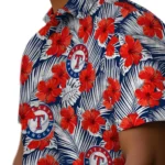 Texas Rangers Hawaiian Shirt – Hibiscus Fiesta