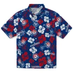 Texas Rangers Hawaiian Shirt – Hibiscus Flower Design