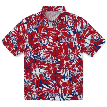 texas rangers hibiscus overlay hawaiian shirts best selling