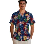 Texas Rangers Hawaiian Shirt – Hibiscus Tiki Jungle