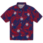 Texas Rangers Hawaiian Shirt – Monstera Layer