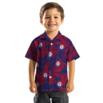 Texas Rangers Hawaiian Shirt – Monstera Layer