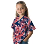 Texas Rangers Hawaiian Shirt – Palm Leaves