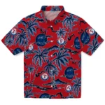 Texas Rangers Hawaiian Shirt – Palm Sunset