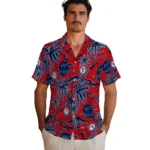 Texas Rangers Hawaiian Shirt – Palm Sunset