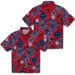 Texas Rangers Hawaiian Shirt – Palm Sunset