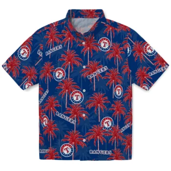 texas rangers palm grove blue hawaiian shirts best selling