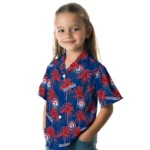 Texas Rangers Hawaiian Shirt – Palm Tree Motif