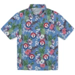 Texas Rangers Hawaiian Shirt – Pineapple Bouquet