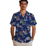 Texas Rangers Hawaiian Shirt – Simpsons Christmas
