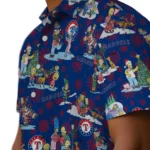 Texas Rangers Hawaiian Shirt – Simpsons Christmas