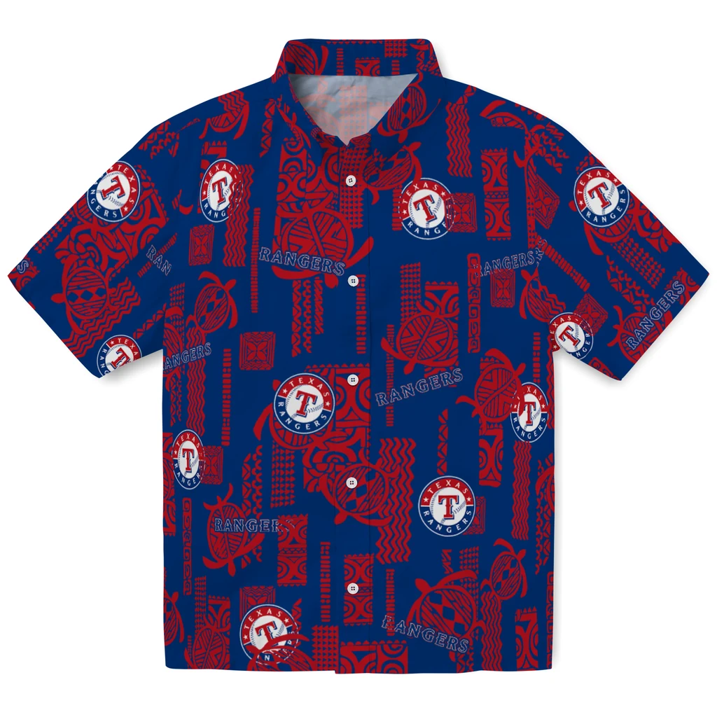 Texas Rangers Hawaiian Shirt - Turtle Lines texas rangers turtle lines blue hawaiian shirts best selling
