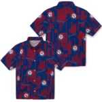 Texas Rangers Hawaiian Shirt – Turtle Lines