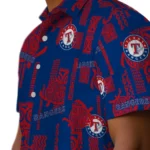 Texas Rangers Hawaiian Shirt – Turtle Lines