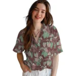 Texas State Bobcats Hawaiian Shirt – Anthurium Overlay