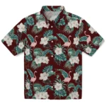 Texas State Bobcats Hawaiian Shirt – Flamingo and Hibiscus