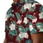 Texas State Bobcats Hawaiian Shirt – Flamingo and Hibiscus